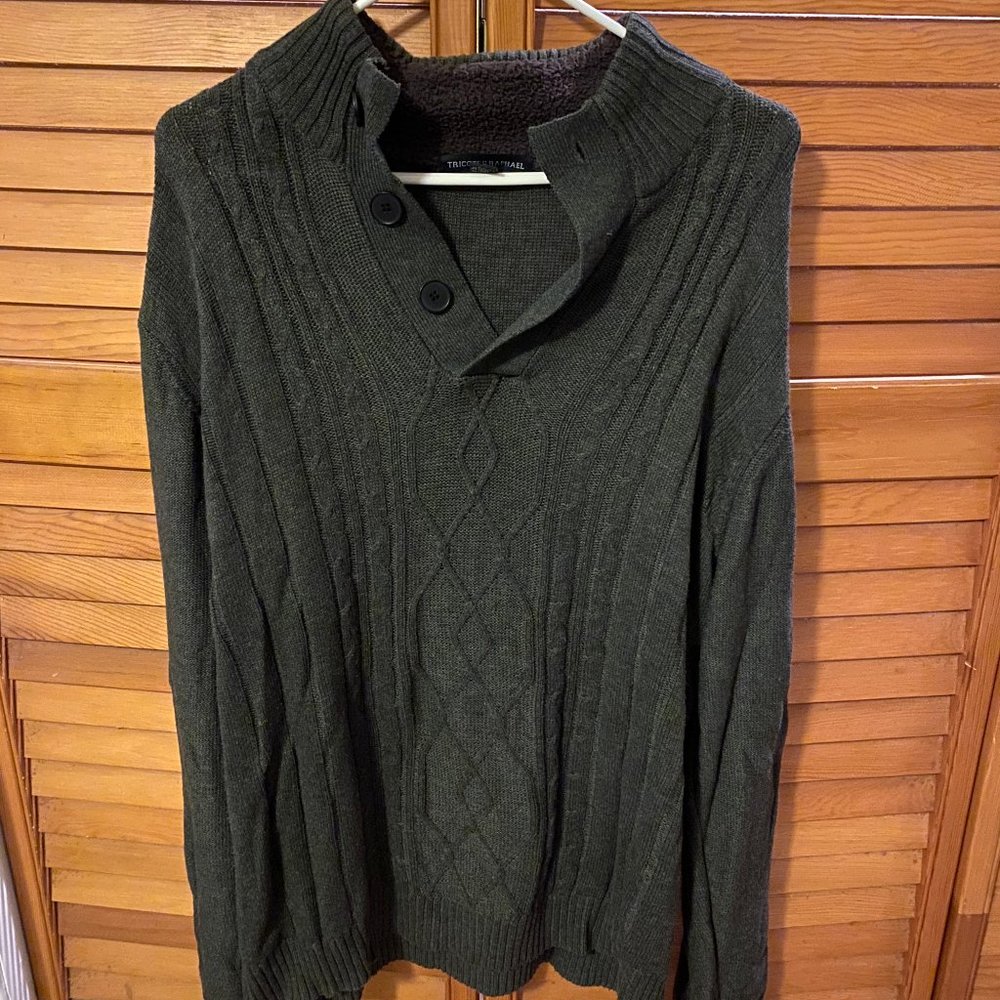 Quarter Button Down Sweater